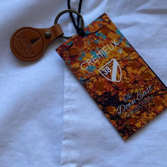 NEW Mens Cremieux Long Sleeve Button Down Shirt Cotton Down East String - Picture 7 of 10